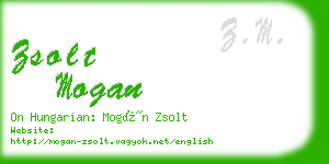 zsolt mogan business card